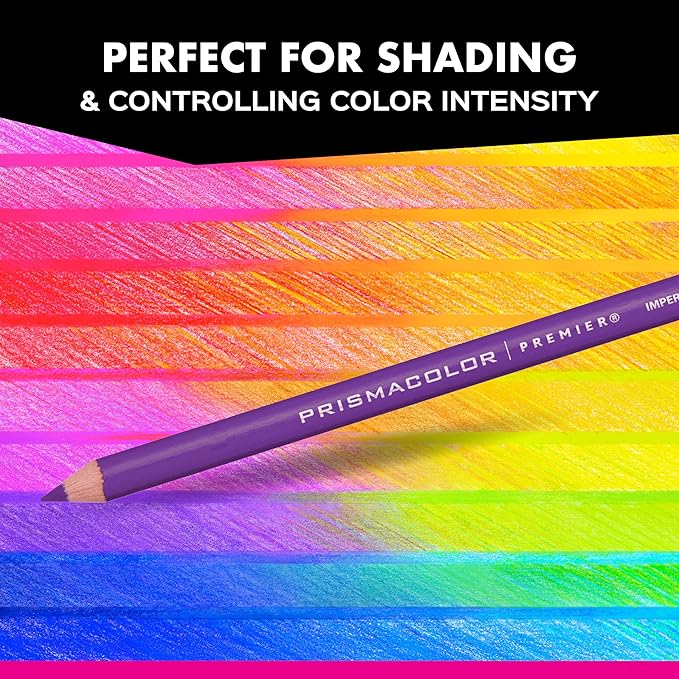 Prismacolor Premier Colored Pencils, Soft Core, Assorted Colors, 132 Count - Durable, Vibrant, Ultra-Smooth, Adult Coloring, Drawing, Sketching, Arts & Crafts