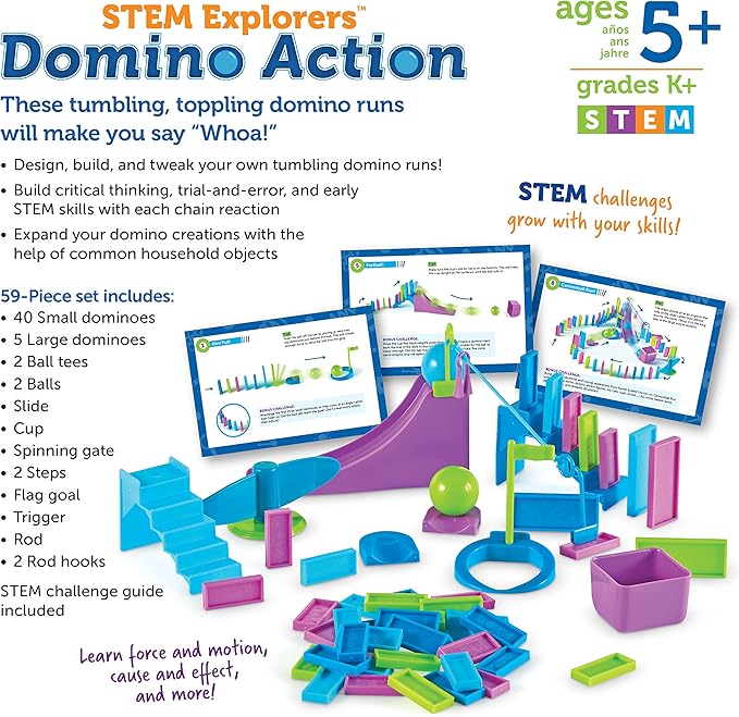 Learning Resources STEM Explorers Domino Action