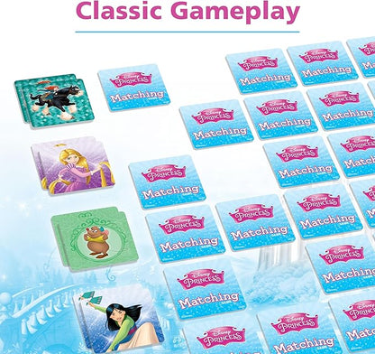 Wonder Forge Disney Princess Matching Game-Fun & Quick Memory Game for Kids | Engaging Toy for Ages 3-5 Years | Features Beloved Disney Princesses | Ideal for Solo or Family Play (Packaging May Vary)