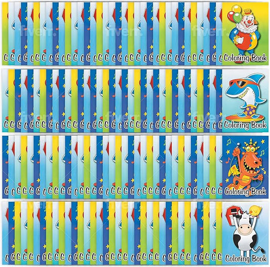 Bulk 144 Coloring Books For Kids 5x7 (144 Books Only)