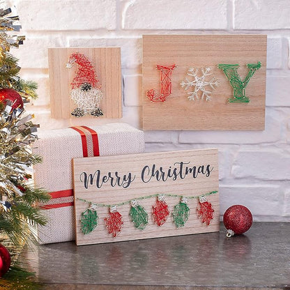 Christmas Joy String Art Craft