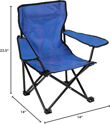 Pacific Play Tents Sapphire Blue Kids Super Folding Chair (56132)