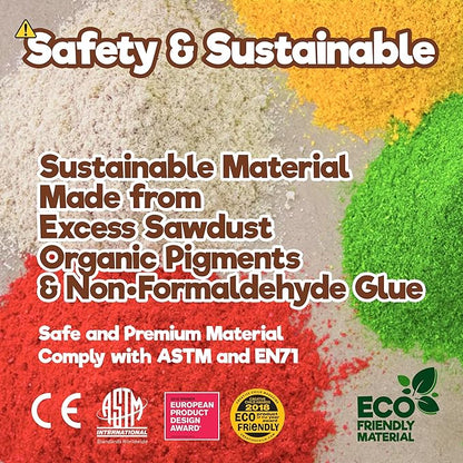 Taksa Toys Locomo Friends V Waldorf Educational Outdoor Play Figures, Montessori Wooden Animal Toys for Kids 3 4 5 6 7+, Open-Ended Learning & Creativity, Nature Eco Toys, Gifts (Set of 5)