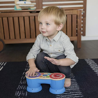 Baby Einstein Upbeat Tunes Magic Touch Wooden Drum Musical Toy Ages 6 Months +