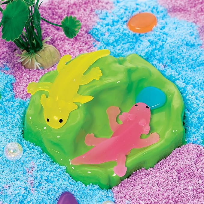 Creativity for Kids Sensory Bin: Axolotl | Hands-On Play with Wiggly Foam, Axolotl Figures & Tools | Encourages Fine Motor Skills, Creativity & Calm Play (Ages 3+)