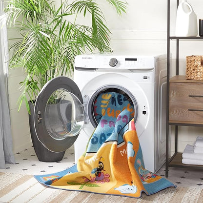 SAFAVIEH Kids Playhouse Collection Runner Rug - 2'2" x 8', Blue & Green, Non-Shedding Machine Washable & Slip Resistant Ideal for High Traffic Areas for Boys & Girls in Playroom, Bedroom (KPH224M)