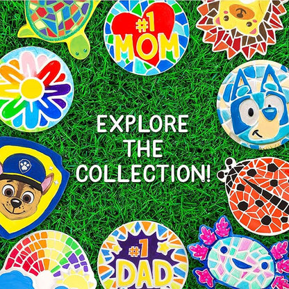 Paint Your Own Paw Patrol Stepping Stone, Paw Patrol Toys, Arts and Crafts for Kids Ages 8-12, Stepping Stones for Kids, Crafts for Kids Ages 4-8, Toddler Activities, Craft Kits, Kids Crafts