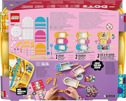 LEGO® DOTS Ice Cream Picture Frames & Bracelet 41956 Craft Kit; Customisable Holder for Photos or Jewellery for Ages 6+