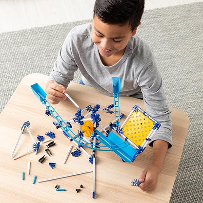 K'NEX - Marble Coaster Run with Motor‚ 504 Pieces, STEM Building, Kid Construction Set‚ Ages 8+