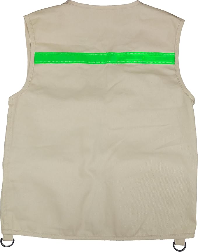 Kids Cargo Vest for Boys and Girls with Reflective Safety Straps