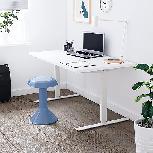 ECR4Kids ACE Active Core Engagement Wobble Stool, 18-Inch Seat Height, Flexible Seating, Powder Blue