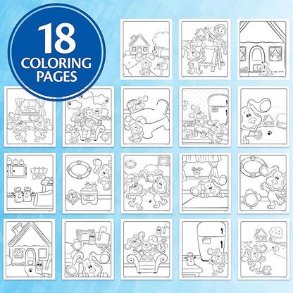 Crayola Blues Clues Color Wonder, 18 Mess Free Coloring Pages & 5 No Mess Markers, Gift for Kids