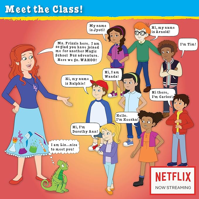 The Magic School Bus:Human Body Lab By Horizon Group USA,Homeschool STEM Kit,Includes Hands-On Educational Manual,Experiment Cards,Plastic Human Skeleton,Data Notebook,Hinge Joint Model & More ,Yellow