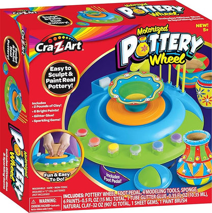 Cra-Z-Art Children’s Motorized Pottery Wheel Activity Set
