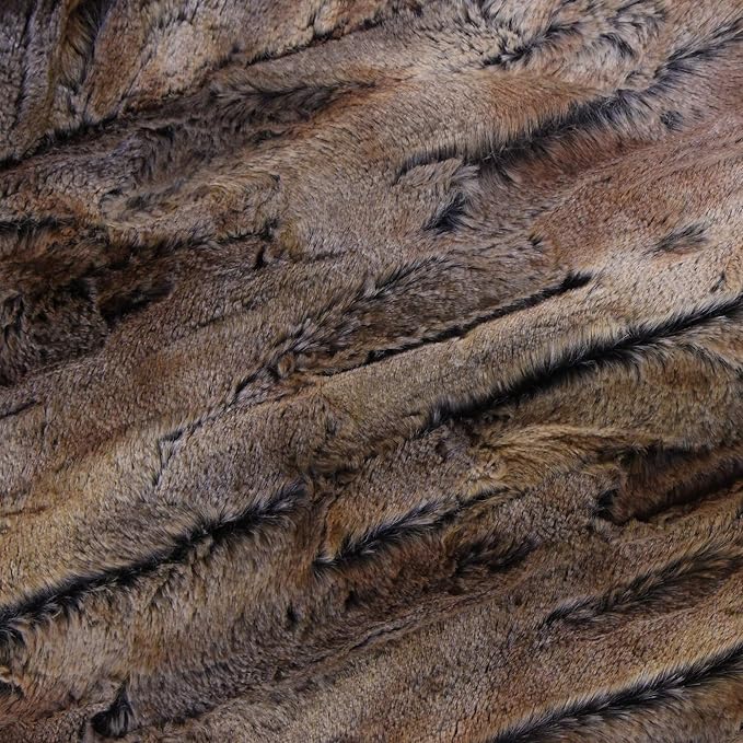 Jaxx Sofa Saxx Bean Bag Lounger, 4-Feet, Luxe Fur-Red Fox