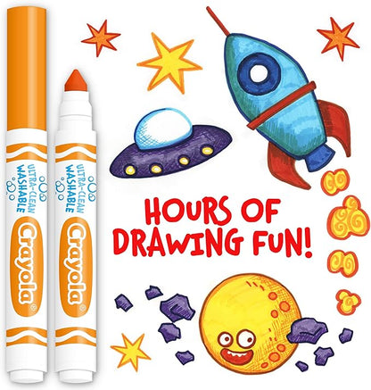 Crayola Washable Markers - Orange (12ct), Kids Broad Line Markers, Bulk Markers for Classrooms & Teachers