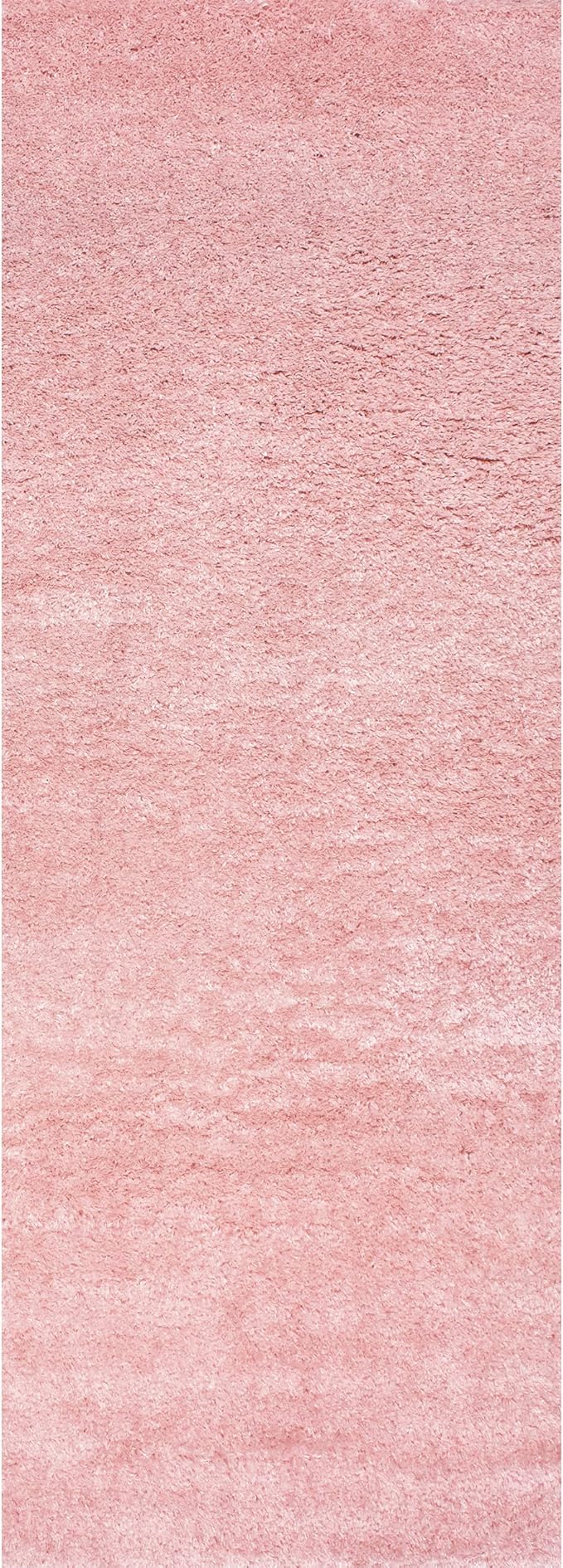 nuLOOM Gynel Contemporary Shag Runner Rug, 2' 8" x 8', Baby Pink