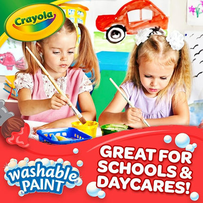 Crayola Washable Paint For Kids - Black (1 Gallon), Kids Arts And Crafts Supplies, Non Toxic, Bulk