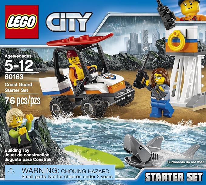 LEGO City Coast Guard Coast Guard Starter Set 60163 Building Kit (76 Piece)