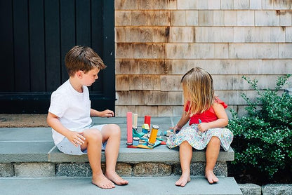 14 Piece Tegu Magnetic Wooden Block Set, Sunset