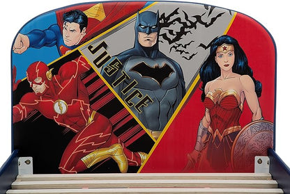 Delta Children Upholstered Twin Bed DC Comics Justice League
