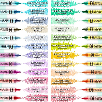 Crayola® Colors of Kindness Crayons, Assorted Colors, Box Of 24 Crayons