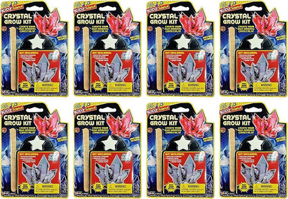 JA-RU Kids Science Kit Crystal Grow Kit (8 Crystal Kits) DIY Stem Learning Toys Grow Crystals Kit for Kids Growing Gemstone & Crystals. Cool Educational Toy Science Toy Gifts for Boys & Girls 5423-8s