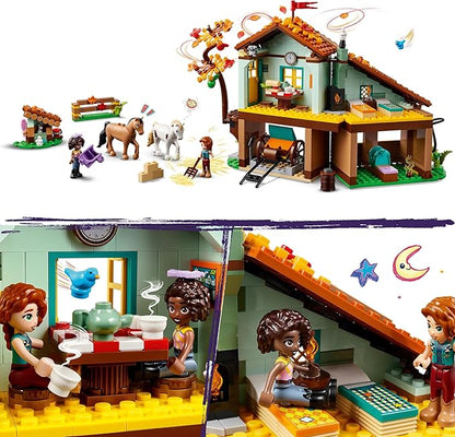 Lego Friends Autumn’s Horse Stable 41745 Building Toy, Role-Play Fun for Kids Ages 7+, with 2 Mini-Dolls and 2 Horses, Carriage and Riding Accessories, A Gift Birthday Gift for Kids Who Love Horses