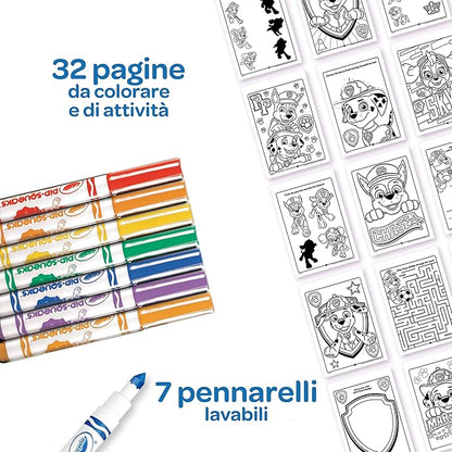 Crayola Paw Patrol Coloring & Activity Pad, 32 Pages & 7 Markers