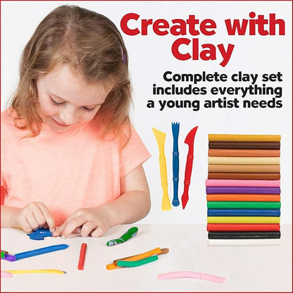 Faber-Castell World Colors Modeling Clay - Modeling Clay for Kids - Sensory Play