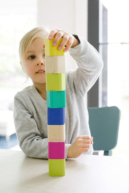 Tegu 15 Piece Magnetic Baby’s First Building Blocks, Tints