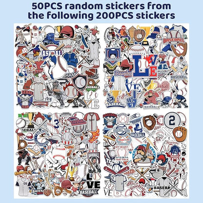 74PCS Baseball Party Favors 24PCS Baseball Slap 50PCS Baseball Stickers Bracelets Baseball Themed Party Favors Birthdays Party Decorations for Sport Game Player Kids Gifts