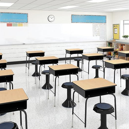 ECR4Kids ACE Active Core Engagement Wobble Stool, 18-Inch Seat Height, Flexible Seating, Black