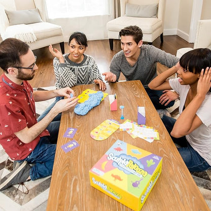 Educational Insights Sculptapalooza, the Squishy, Squashy Sculpting Playfoam Party Game - Fast-Paced, Family Game, 4+ Players, Ages 10+