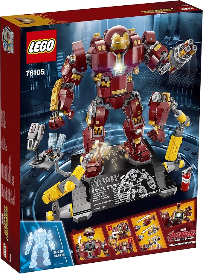 LEGO Marvel Super Heroes Avengers: Infinity War The Hulkbuster: Ultron Edition 76105 Building Kit (1363 Pieces)