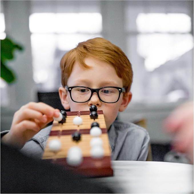 Rock Me Archimedes, Balancing Strategy Puzzle Marbles Family Board Game Retro STEM Learning Educational Toy, for Adults and Kids Ages 8 and up