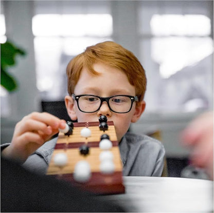 Rock Me Archimedes, Balancing Strategy Puzzle Marbles Family Board Game Retro STEM Learning Educational Toy, for Adults and Kids Ages 8 and up