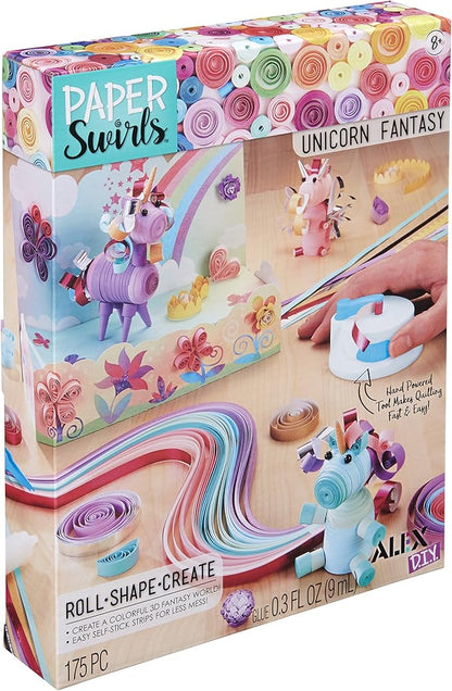 Alex DIY Paper Swirls Unicorn Fantasy Kids Art and Craft Activity