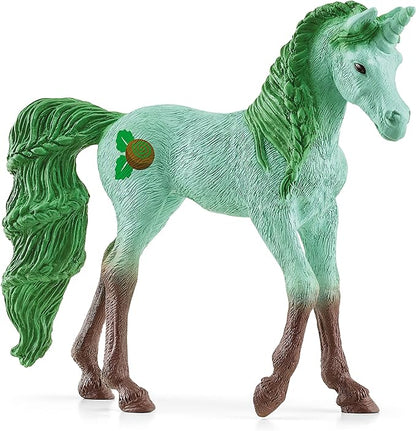Schleich bayala, Collectible Unicorn Toy Figure for Girls and Boys, Mint Chocolate Unicorn Figurine (Dessert Series), Ages 5+