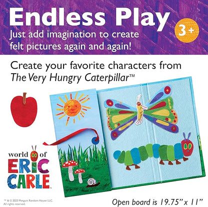 Creativity for Kids The Very Hungry Caterpillar Toy: Fun Felt Play - Busy Board for Toddlers from The World of Eric Carle Books, Preschool Arts and Crafts for for Kids Ages 3-5+