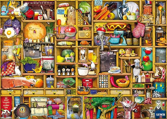 Ravensburger Kitchen Cupboard 1000 Piece Jigsaw Puzzle for Adults - 12000652 - Handcrafted Tooling, Made in Germany, Every Piece Fits Together Perfectly