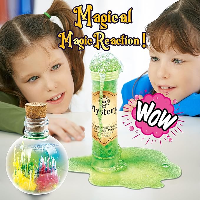 wookidel Fairy Magic Kit for Kids with 22PCS Potion Bottles, Potions Making Craft Kit - Gift for Christmas, Birthday, Creative Art Craft Toys for Girls Boys 6 7 8 9 10 12 Year Old