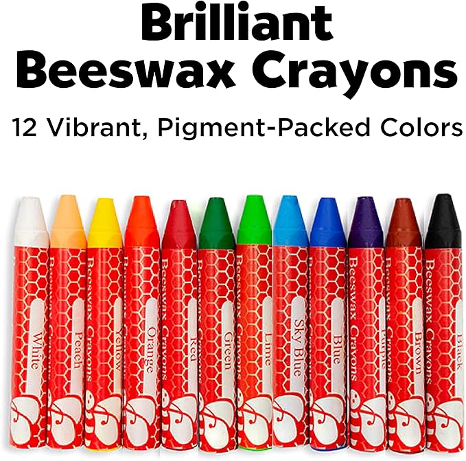 Faber-Castell Beeswax Crayons School Pack, 240 Jumbo Crayons - Art Tools for Education and Classroom,Black