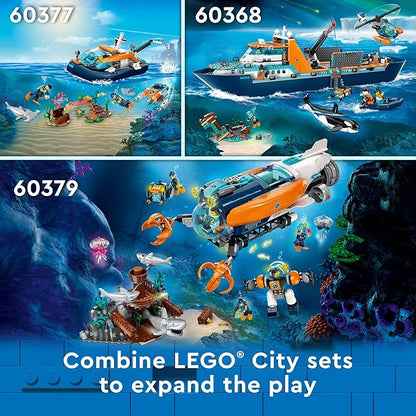 LEGO 60377 City Sea Explorer Boat Set
