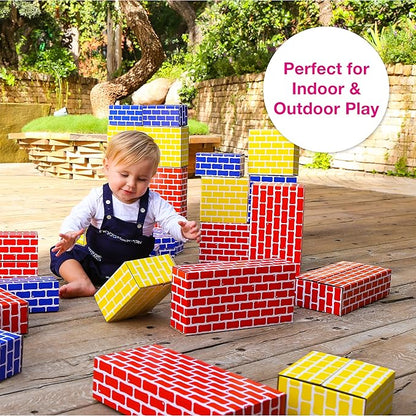 Edushape Corrugated Blocks, 52 Piece