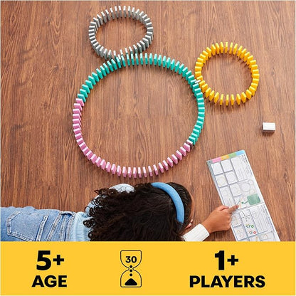 Spin Master Games Disney 100th Anniversary H5 Domino Creations 200 Dominoes & Accessories Domino Artist Lily Hevesh, Disney Gifts Dominoes Set for Adults & Kids Ages 5+