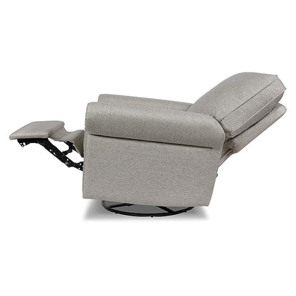 Namesake Linden Electronic Recliner and Swivel Glider with USB Port in Performace Grey Eco-Weave, Water Repellent & Stain Resistant, Greenguard Gold & CertiPUR-US Certified
