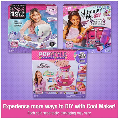 Cool Maker, GO GLAM Nail Kit Refill with Unicorn & Mermaid Designs, Style 80 Nails, Arts and Crafts Kids Toys for Girls Ages 7 and up