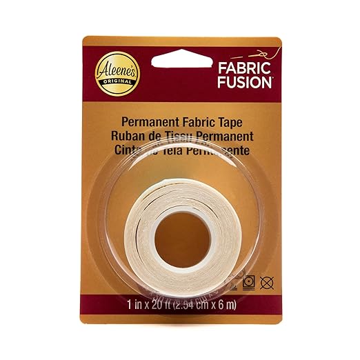 Aleene's Fabric Fusion Peel and Stick Tape, 1" Roll, Clear