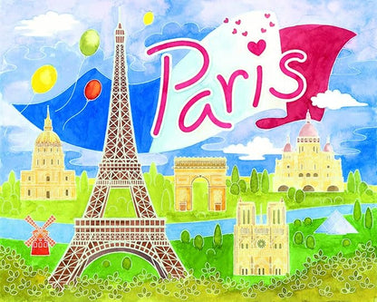 Ravensburger Aquarelle World Cities Arts and Crafts Kit